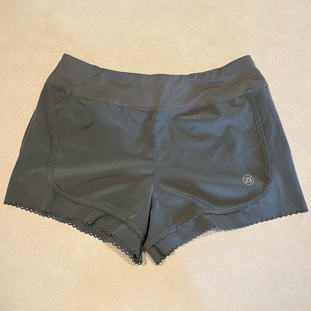 Lj Lauren James Solid Grey Activate Scalloped Edg… - image 2